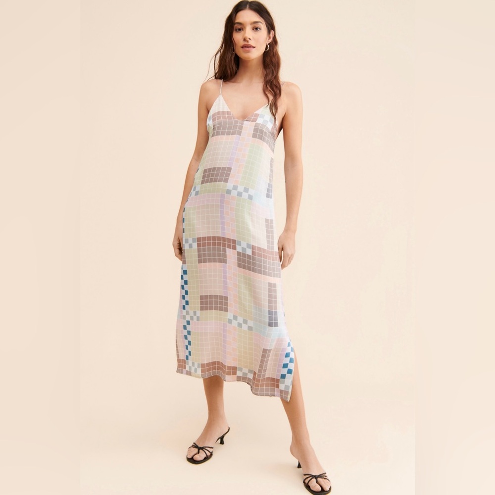 NWT OhSevenDays Tile Print Lisbon Dress